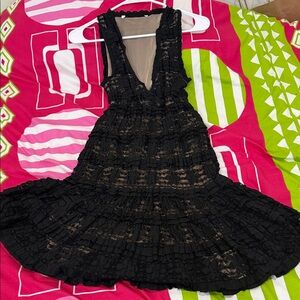 Elegant Black Lace Dress